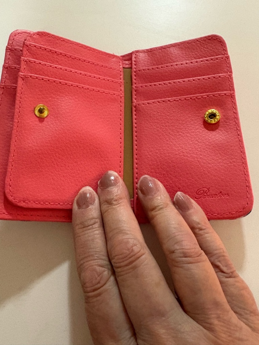 Source Unknown Multicolor Pink Yellow Blue Card Holder - Picture 3 of 6